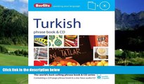 Big Deals  Berlitz Turkish Phrase Book   CD  Best Seller Books Best Seller