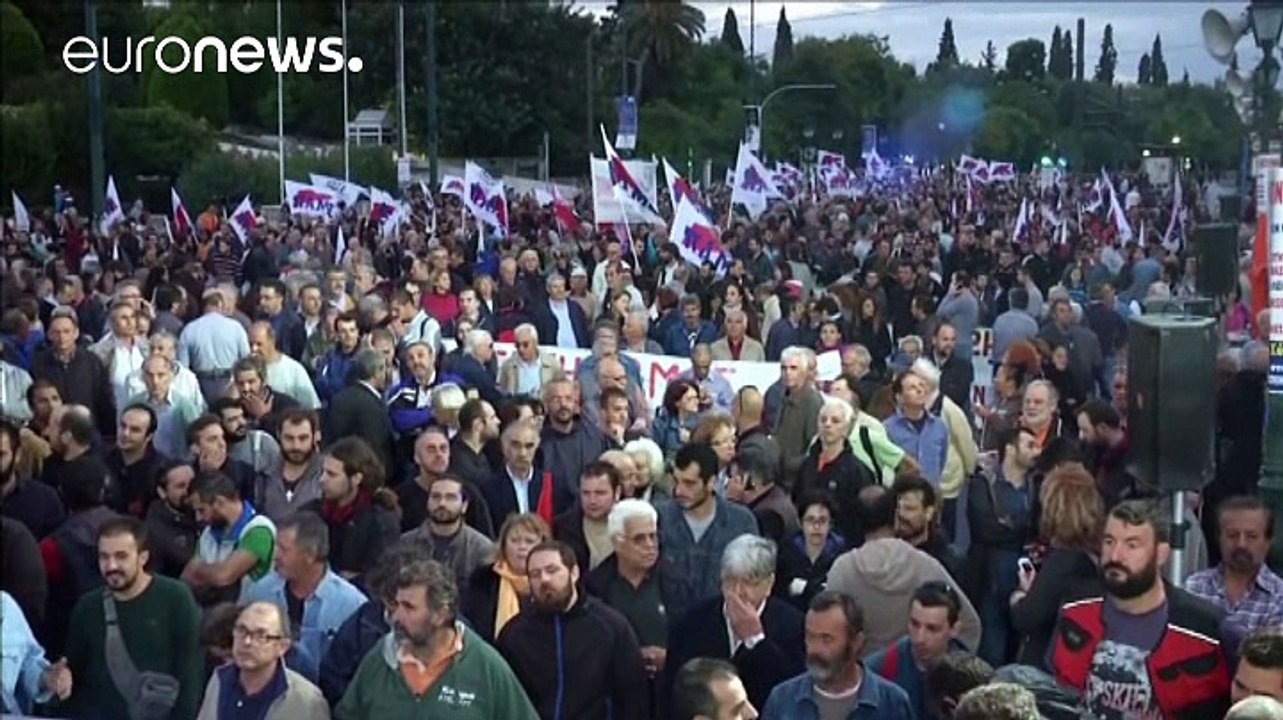 Athen: Demonstration gegen Wirtschaftsreformen