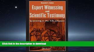 EBOOK ONLINE Expert Witnessing and Scientific Testimony: Surviving in the Courtroom FREE BOOK ONLINE