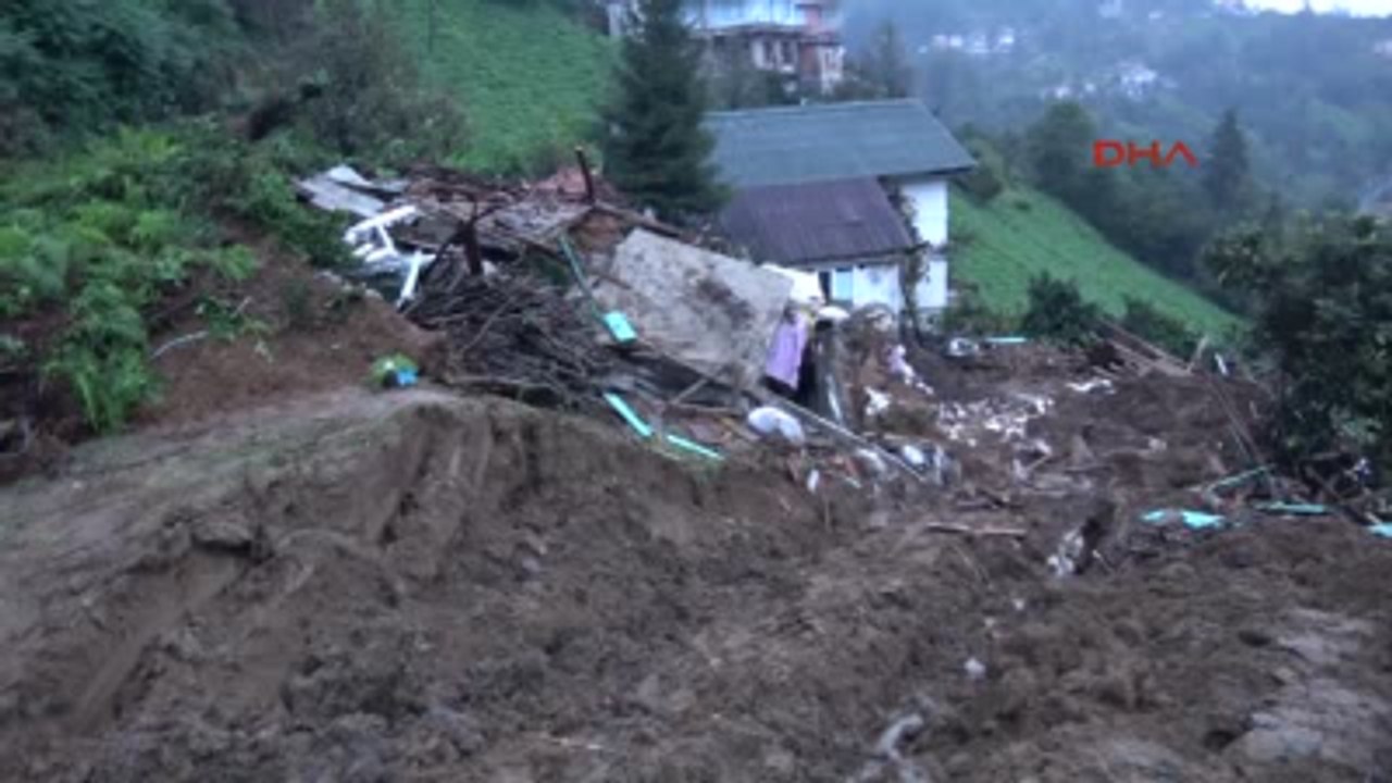 Rize Rize'de Heyelan Ek Görüntü