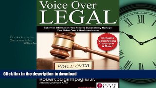 PDF ONLINE Voice Over LEGAL FREE BOOK ONLINE