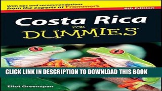[Read PDF] Costa Rica For Dummies Ebook Free