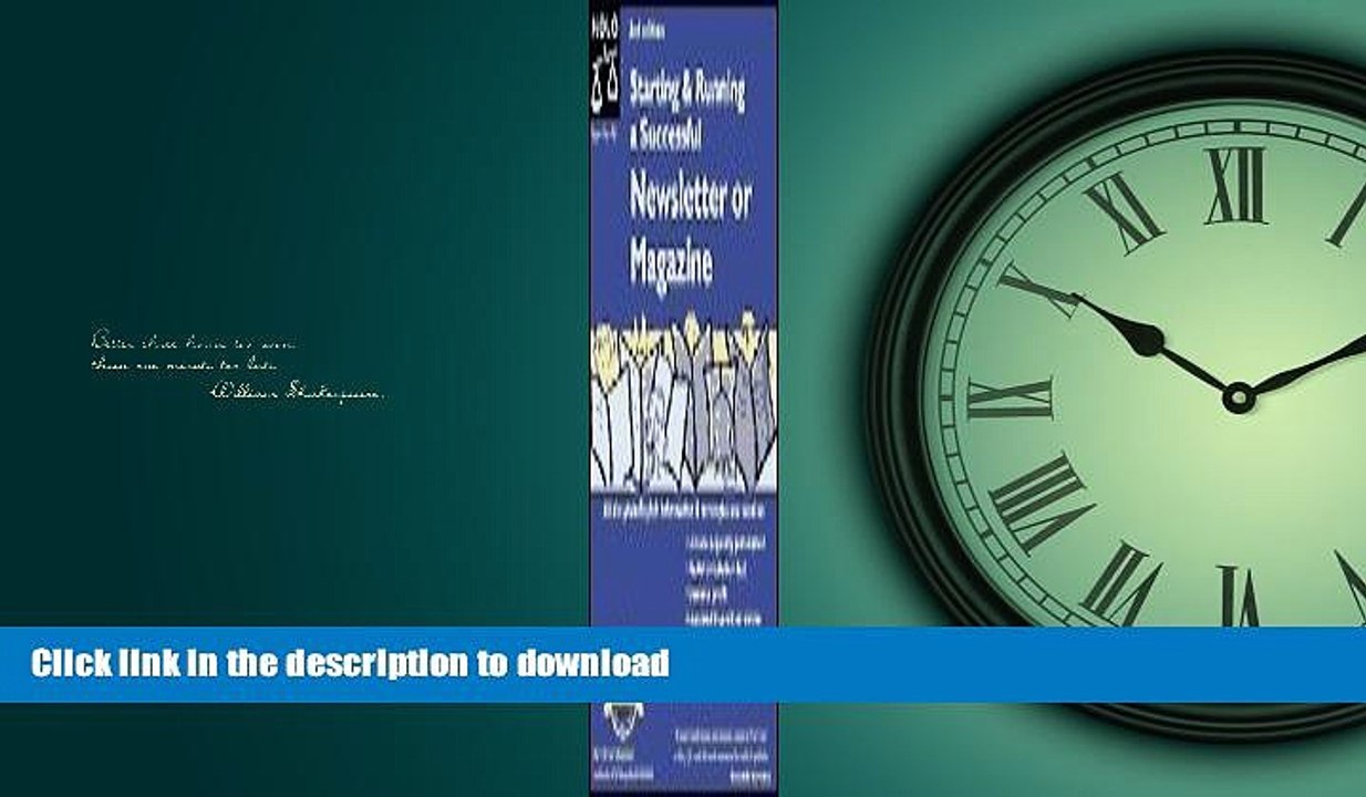 FAVORIT BOOK Starting and Running Successful Newsletter (Starting   Running a Successful