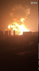 Huge explosion in Tianjin, China