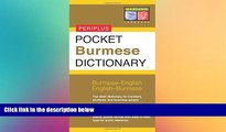 Must Have  Pocket Burmese Dictionary: Burmese-English English-Burmese (Periplus Pocket