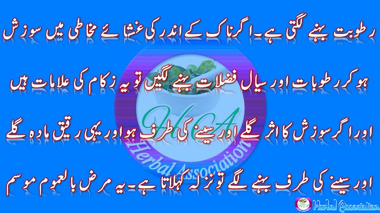 ---نزلہ زکا بہترین علاج.Nazla Zukam Ka Ilaaj.Nazla zukam ka desi ilaj in Urdu-_Hindi. - YouTube