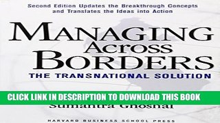 [PDF] Managing Across Borders: The Transnational Solution Full Online