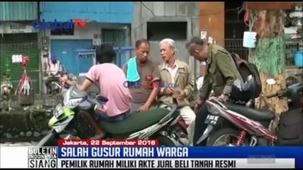 Walikota Jakarta Barat Salah Gusur Rumah Warga