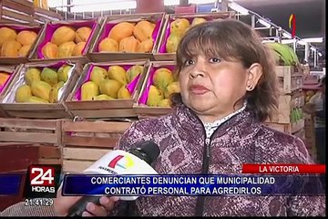 La Victoria: denuncian que municipio contrató personal para agredir a comerciantes