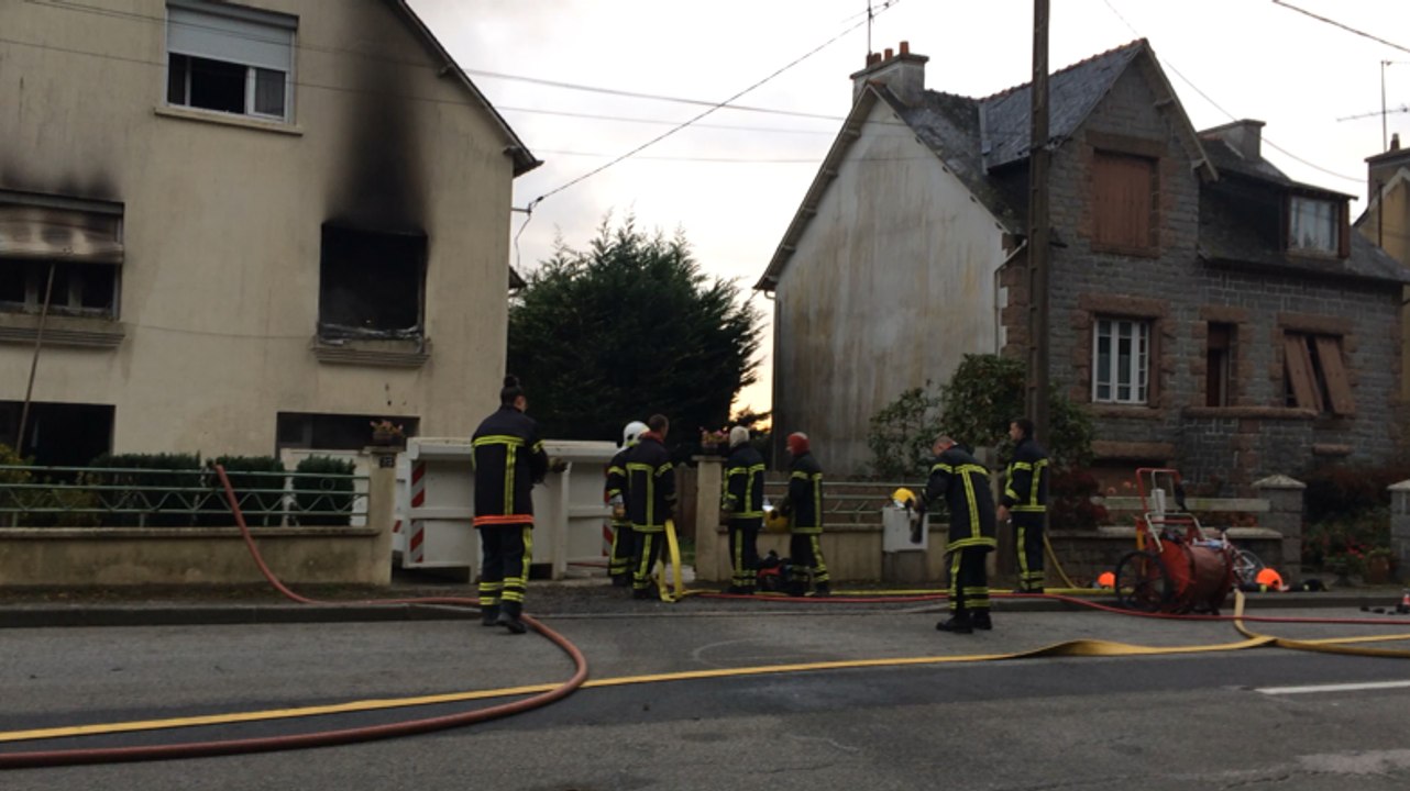 Un incendie ravage une maison