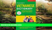 Must Have  Periplus Pocket Vietnamese Dictionary: Vietnamese-English English-Vietnamese (Revised