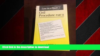 FAVORIT BOOK Civil Procedure Part II: Law in a Flash READ PDF FILE ONLINE