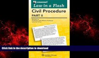 FAVORIT BOOK Law in a Flash Cards: Civil Procedure II READ EBOOK