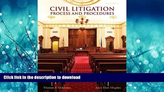 PDF ONLINE Civil Litigation: Process and Procedures Plus NEW MyLegalStudiesLab and Virtual Law