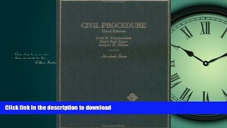 READ THE NEW BOOK Civil Procedure (Hornbook Series) FREE BOOK ONLINE
