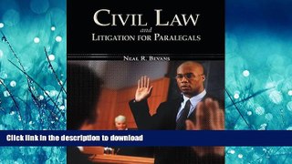 PDF ONLINE Civil Law   Litigation for Paralegals (McGraw-Hill Business Careers Paralegal Titles)