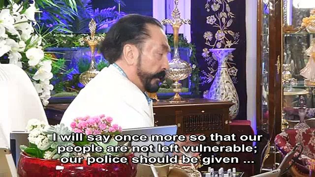 If our police have anti-aircraft and anti-armor guns, no internal or external intervention will be possible