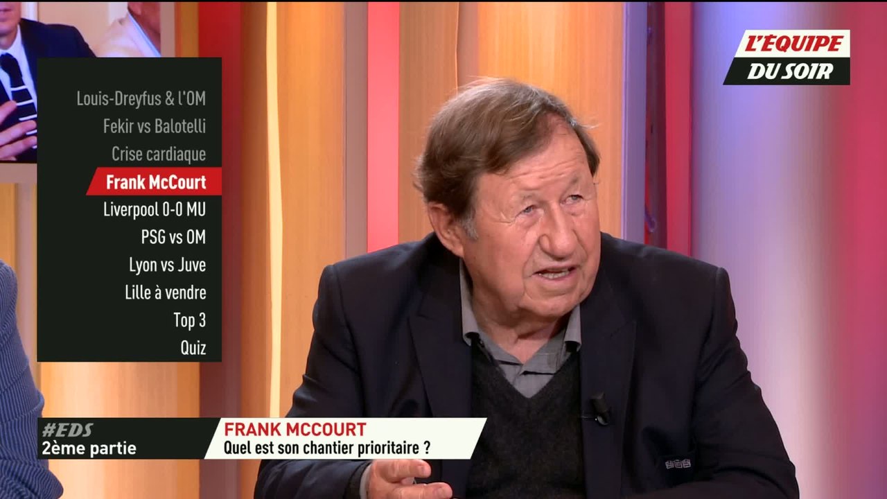 Foot - EDS : Quel est le chantier prioritaire de Frank Mccourt ?