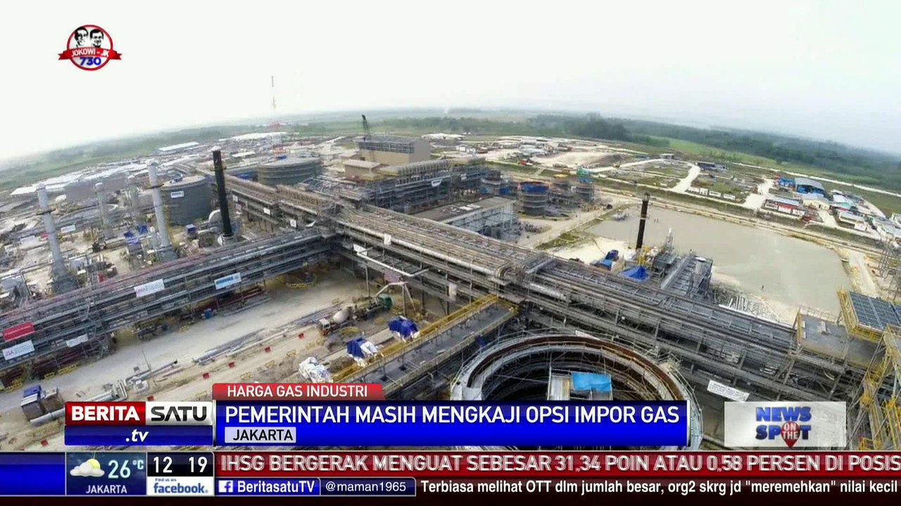 Pemerintah Masih Pertimbangkan Opsi Impor Gas Industri