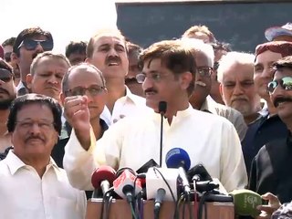 Sindh Chief Minister Syed Murad Ali Shah prayers on Yadgar-e-Shuhda Karsaz.(SOT -3)