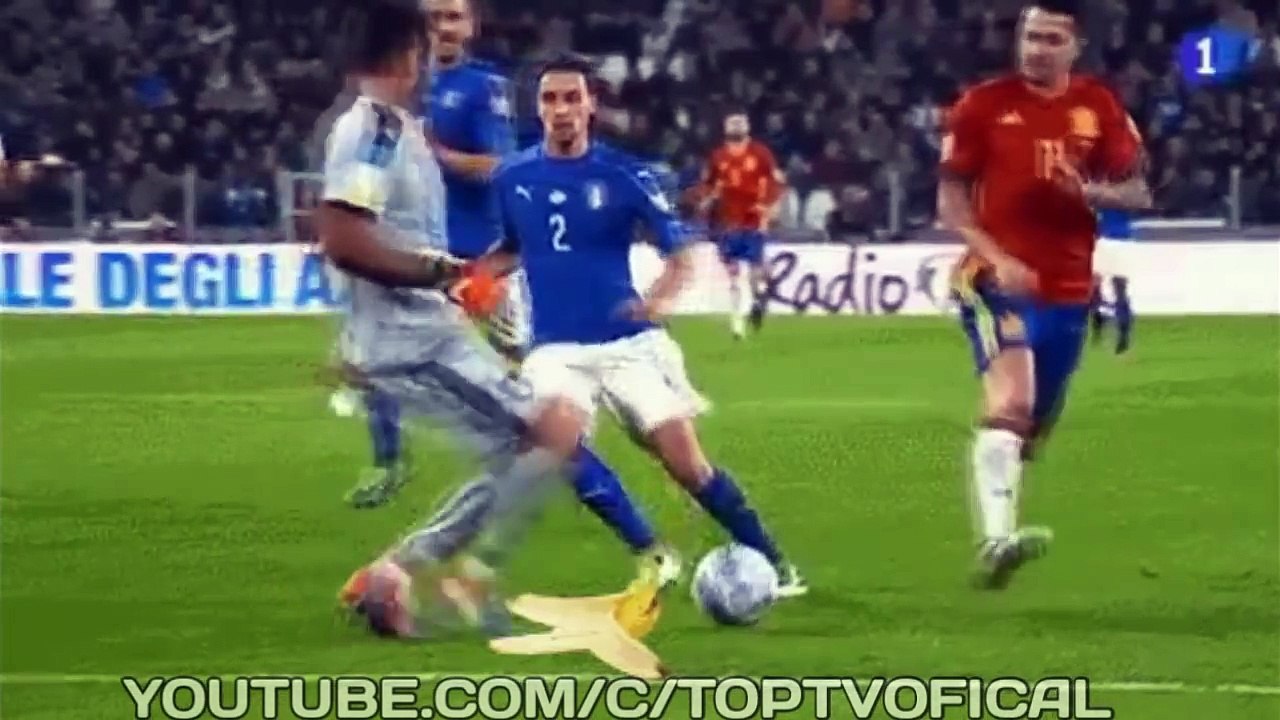 Falha de Buffon no gol da Espanha⚫Espanha 1x1 Itália ⚫Buffon fracaso ⚫ fallimento buffon