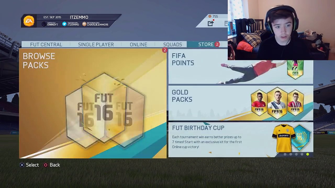 OMFG RB BUFFON!!! FIFA 16 PACK OPENING!