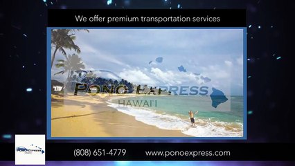 Airport Transportation Lihue HI - Pono Express