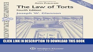 [PDF] The Law of Torts: Examples   Explanations, 4th Edition Full Collection[PDF] The Law of