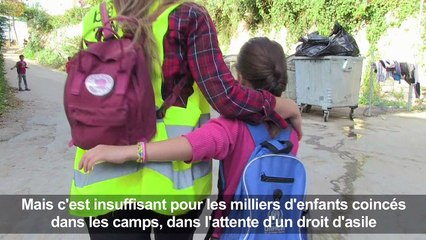 Grèce: la soif d'apprendre mal étanchée des enfants réfugiés