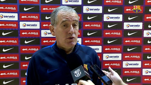 FCB Futbol Sala: Andreu Plaza y Diego Quintela previa Castelldefels-FCB Lassa [ESP]