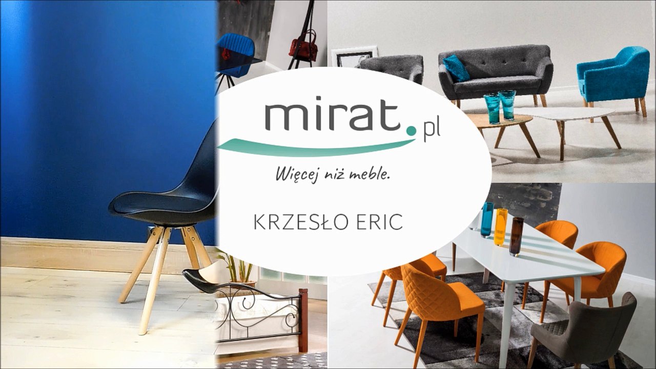 Krzesło Eric - montaż, kolory, prezentacja.