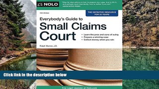 Deals in Books  Everybody s Guide to Small Claims Court (Everybody s Guide to Small Claims Court.