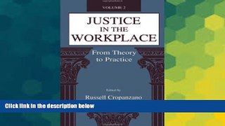 Must Have  Justice in the Workplace: From theory To Practice, Volume 2 (Applied Psychology