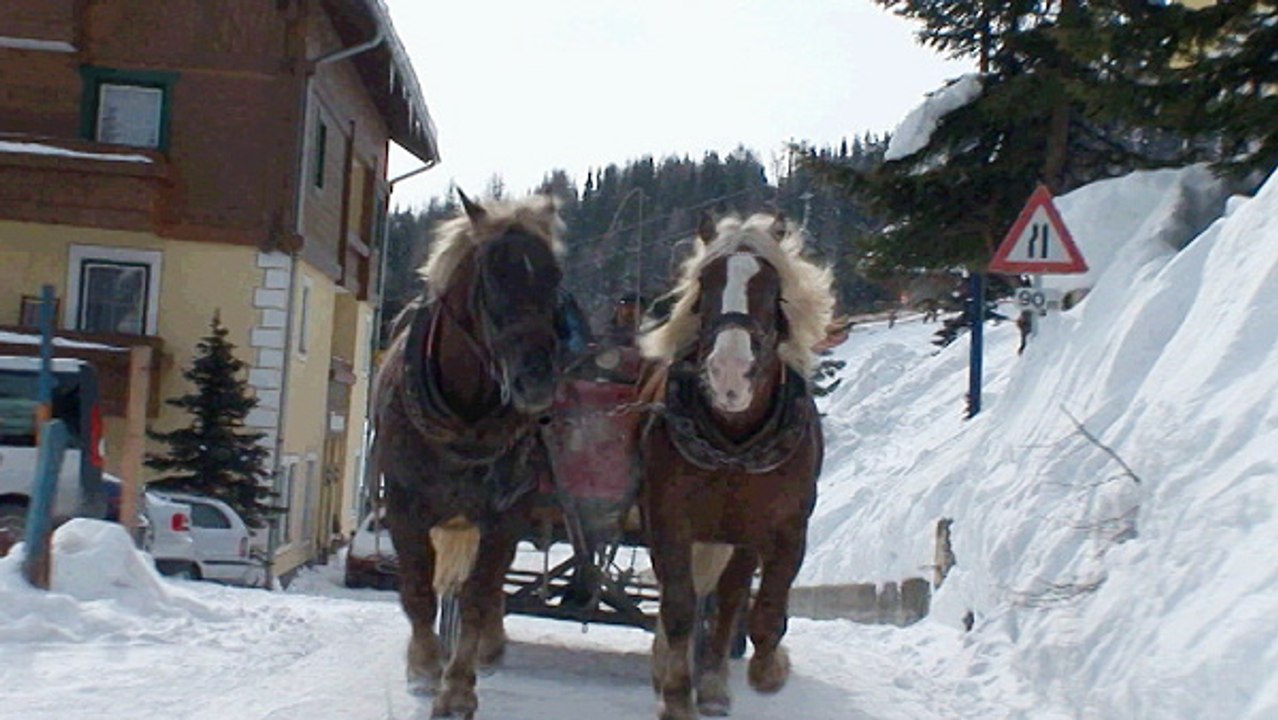 Winter in Kärnten - Kutschfahrt am Katschberg