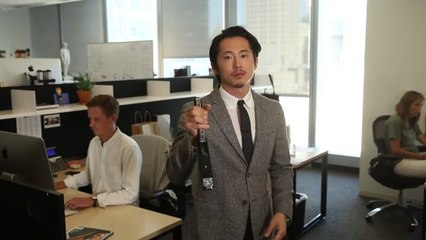 Steven Yeun’s Guide to Surviving a Zombie Apocalypse (at the Office)
