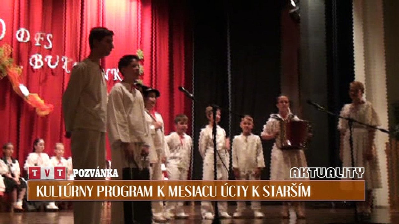 Kultúrny program k mesiacu úcty k starším