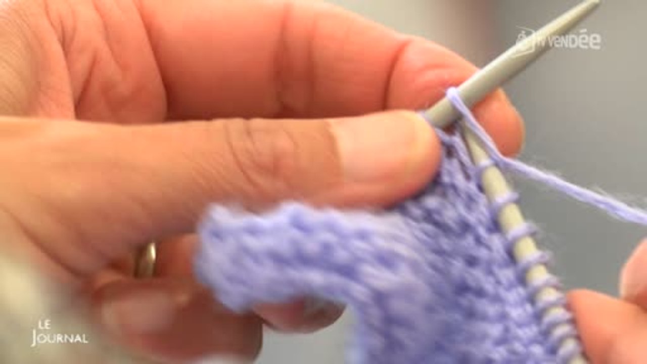 Défi : Tricoter la plus longue écharpe du monde (Vendée)