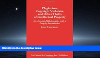 FREE DOWNLOAD  Plagiarism, Copyright Violation, and Other Thefts of Intellectual Property: An