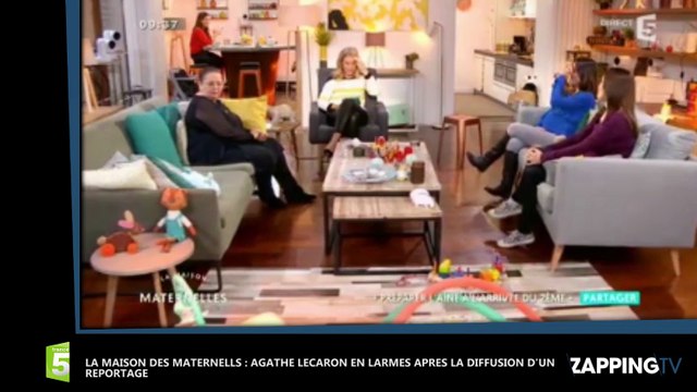La Maison des maternelles : Agathe Lecaron en larmes en parlant de ses enfants (Vidéo)