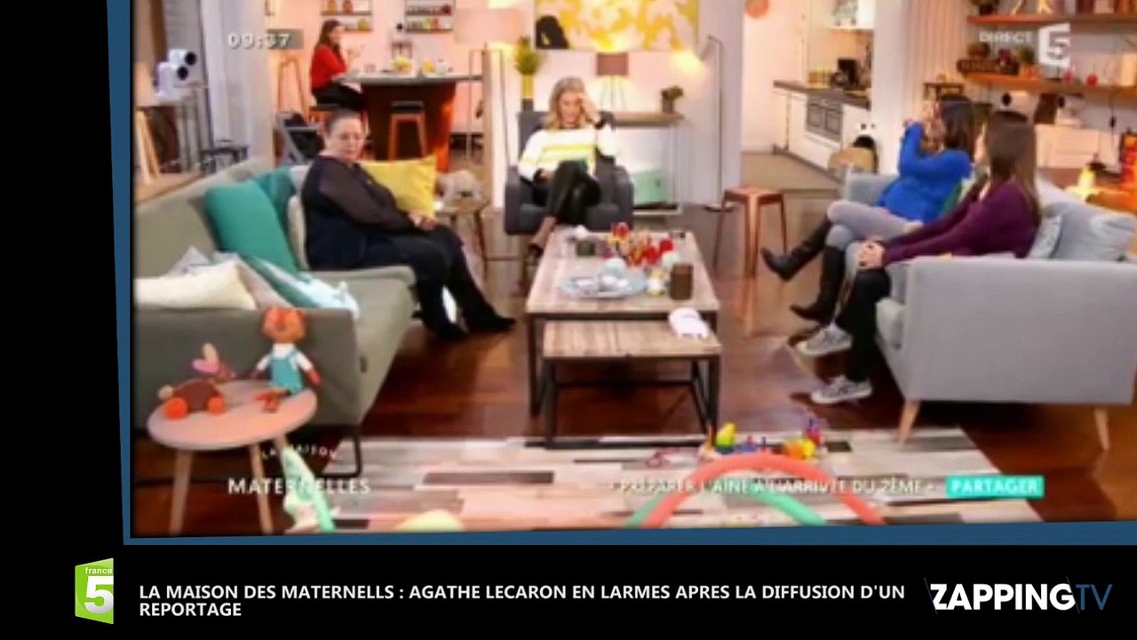 La Maison des maternelles : Agathe Lecaron en larmes en parlant de ses enfants (Vidéo)