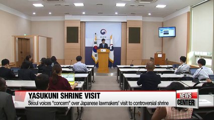 Korea voices concern about controversial shrine visit
