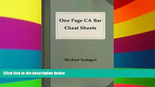 Full [PDF]  One Page Bar   Law School Cheat Sheets - CONTRACTS  READ Ebook Full Ebook