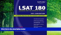 Books to Read  Kaplan LSAT 180 2007-2008  Best Seller Books Most Wanted