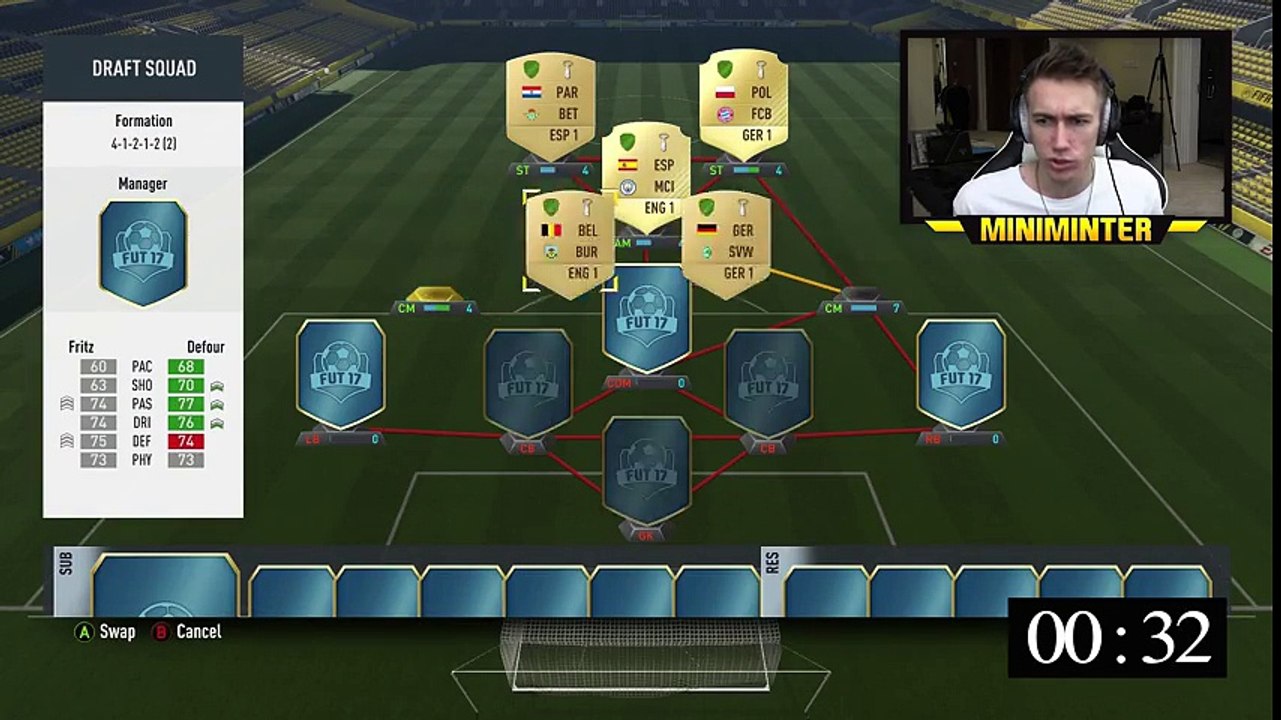 FIFA 17 -THE FASTEST DRAFT!