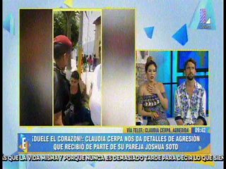 Claudia Cerpa confiesa que ex guerrero se daba cabezazos