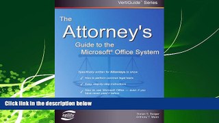 FREE PDF  The Attorney s Guide To The Microsoft Office System (VertiGuide)  DOWNLOAD ONLINE