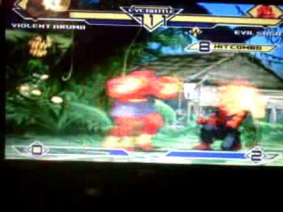 Violent Akuma vs. Evil Sagat