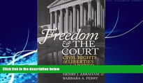 Books to Read  Freedom and the Court: Civil Rights and Liberties in the United States (Eighth