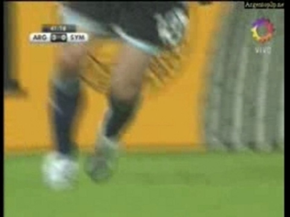 Goles del 6-0 de Argentina - Serbia y Montenegro