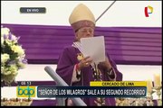 Cercado de Lima: se realiza segundo recorrido procesional del Señor de los Milagros
